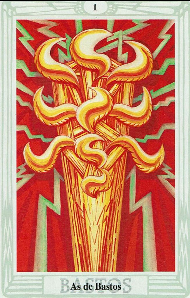 As de Bastos Tarot Thot