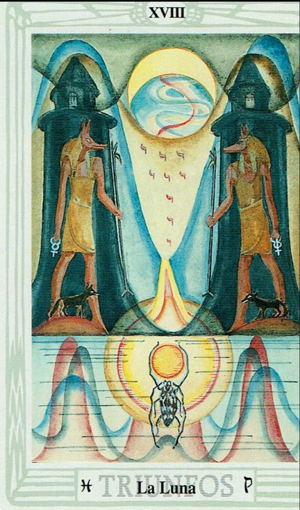 La Luna del Tarot Thoth La Luna del Tarot Thoth