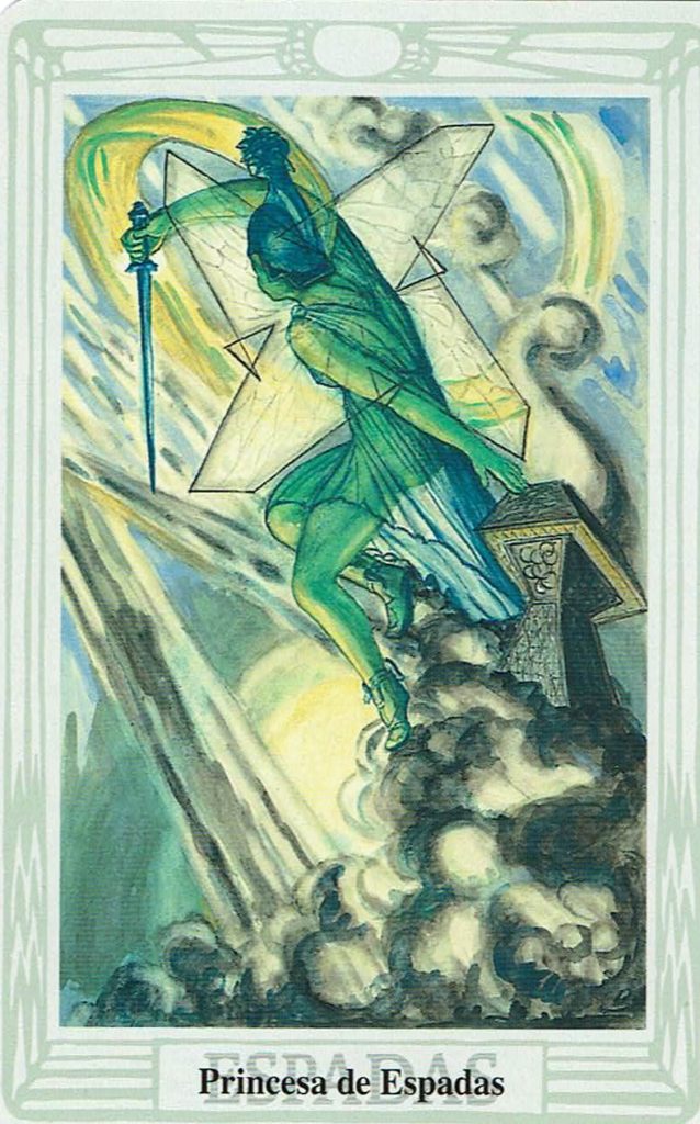 Princesa de Espadas del Tarot Thoth