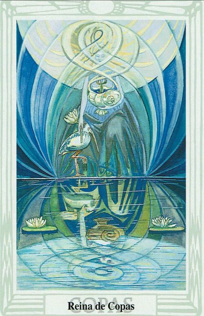 Reina de Copas del Tarot Thoth