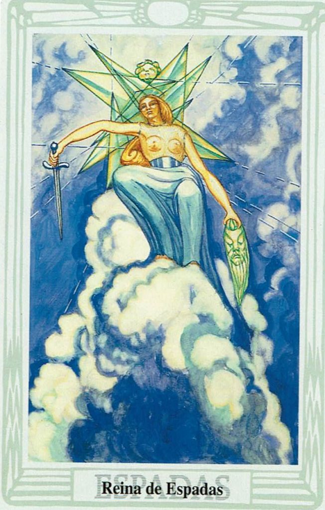 Reina de Espadas del Tarot Thoth
